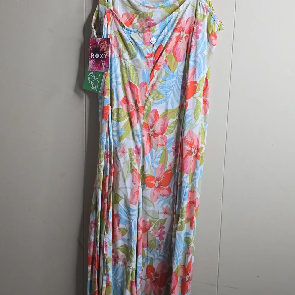 Roxy Daydreamer Floral Maxi Sundress  Medium